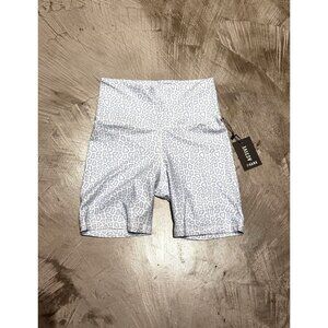 LAHANA ACTIVE WOMEN'S 'MIMI' GIRAFFE PRINT BIKER SHORT / SMALL / ATHLIESER / NWT